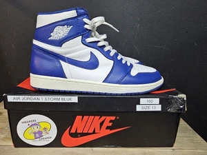 Size 13 - Jordan 1 Retro High OG Storm Blue 2016 Good Condition Clean 🧼 - Picture 1 of 14