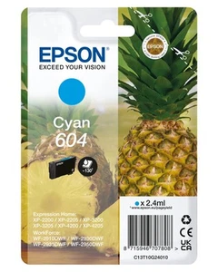 Epson Orginal 604 Tinte Ananas Singlepack Cyan Standard, XP-2200 XP-2205 XP-3200 - Bild 1 von 10
