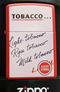 Zippo Lighter Lucky 2006 Strike Cigarettes Light Tobacco 2 Side - Picture 1 of 3