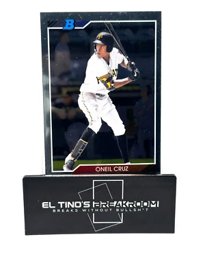 ONEIL CRUZ 2020 Bowman Heritage Chrome 92CP-OC PITTSBURGH PIRATES - Image 1 of 2