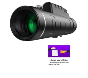 Telescopio monoculare HD BAK4 supporto smartphone giorno e notte bassa e treppiede 12X50 - Foto 1 di 14