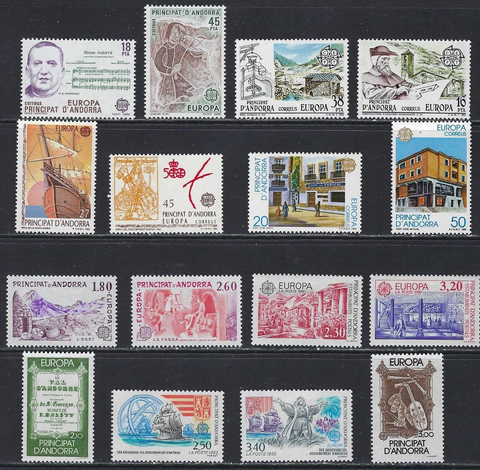 MNH Stamps from Spanish and French Andorra... ...........32R......B-606 - Image 1 of 1