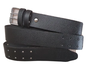 Leather Tool Belt Black Texture scaffolder builder work belt 2 inch Tools Belt - Picture 1 of 6