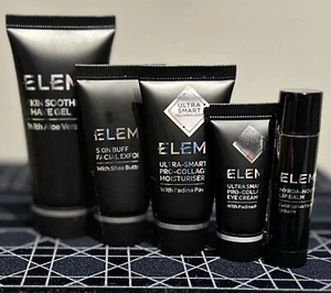 Men Elemis Ultra-Smart Pro-Collagen set of 5 Perfect Travel Size - Picture 1 of 1