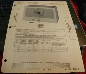 MITCHELL AM RECEIVER MODELS: 1274, 1275 (SAMS PHOTOFACT 257-10) - Bild 1 von 1