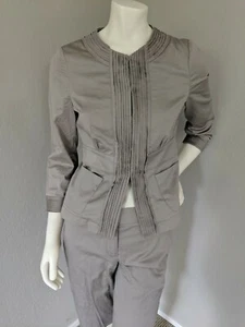 BCBG Maxazria Taupe Shorts-suit - Picture 1 of 12