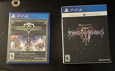 Kingdom Hearts 3 Deluxe Edition CIB and The Story So Far PS4 - Image 1 of 4
