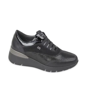 VALLEVERDE 36721 sneakers slip on donna zeppa pelle
