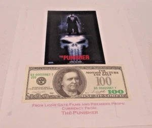 2004 THE PUNISHER Original Movie Prop 100 DOLLAR BILL Lions Gate CM2707 - Picture 1 of 3