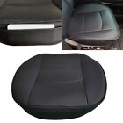 Pu Leather Car Suv Front Single Seat Cover Mat Chair Cushion Pad Protector Assy