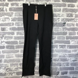 Quittenhose Damen Extra Large Tall Schwarz Ultra Stretch Ponte Gerades Bein Bequem - Bild 1 von 12