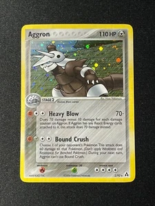 Pokemon Ex Legend Maker Aggron Holo Rare 2/92 - Guter Zustand Karte Englisch - Bild 1 von 2