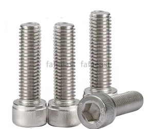 M1.4 M1.6 M2 M2.5 304 Stainless Steel Hex Socket Cap Head Screws Bolts - Picture 1 of 12