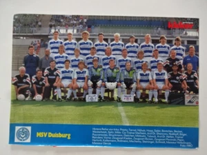 Mannschaftsfoto / 2.Bundesliga Saison 1992-93 / MSV Duisburg - Bild 1 von 1