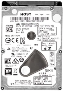 Hard Drive HGST Travelstar Z7K500 HTS725025A7E630 250GB 7.2K 32MB SATA III 2.5 " - Picture 1 of 3