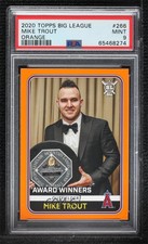 2020 Topps Big League Award Winners Orange Mike Trout #266 PSA 9 MINT
