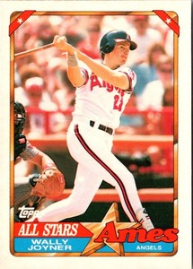 1990 Topps Ames All-Stars Wally Joyner #30 California Angels