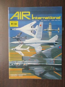 AIR INTERNATIONAL MAGAZINE MARCH 1975 VARIABLE GEOMETRY  GRUMMAN XF10F XF10F-1 - Bild 1 von 2