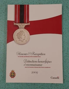 Honours and Recognition Bestowed Upon Members Canadian Forces Military 2009 - Picture 1 of 6