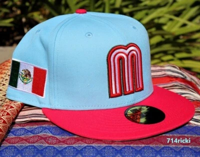 2023 WBC México Mundial Béisbol Clásico Gorra Ajustada Nueva Era 59FIFTY Foto 1 de 4