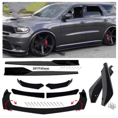 For Dodge Durango Front Bumper Lip Spoiler Splitter Side Skirt Rear Lip Body US - Image 1 of 4