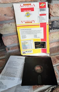 Floppy Disc Vocabulary Builder AEC SOFTWARE 082971221158 American Education 1988 - Picture 1 of 6
