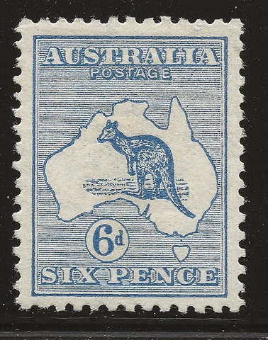 Australia Scott #8, Single 1913 FVF MH Cover