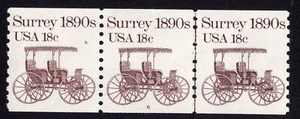 Scott #1907 Surrey 1890s PNC3 Stamp Coil - MNH P#6 - Picture 1 of 2