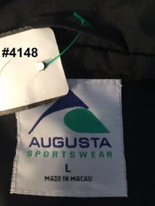 Augusta Sportswear men's jacket black L Splitz polyester - Picture 1 of 5