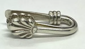 Vintage PGK English Sterling Silver Single Napkin Clip 1.3/8” 8.91g - Picture 1 of 12