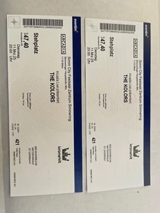 2x Konzertkarten THE KOLORS Tickets Eintrittskarten Wien 11.03.2025 DHL EXPRESS - Bild 1 von 1