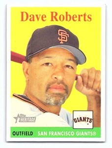2007 Topps Heritage Dave Roberts #38   San Francisco Giants