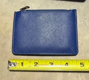 A New Day Forever Blue Small Pocket Credit Card Holder Wallet - Picture 1 of 3