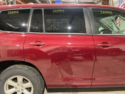 2008 - 2013 Toyota Highlander Pass RH Right Salsa Red-3Q3 Rear Power Door Shell - Image 1 of 4