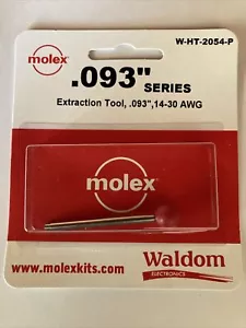 Herramienta extractora Molex / Waldom W-HT-2054 para pasadores serie .093" - Imagen 1 de 3