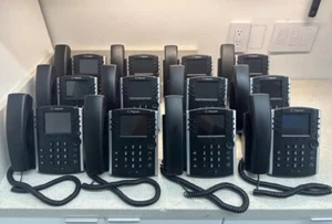 (LOT OF 7) Polycom VVX410 Phones - TESTED w/ STANDS + HANDSETS!! - Picture 1 of 3
