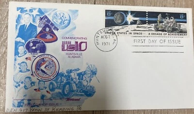 First Day Issue 1971 Moon Landing In Space Beautiful  Huntsville Alabama - Image 1 of 4