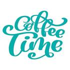 Coffee Time, Vinyl Decal Sticker, Multiple Colors & Sizes #6269