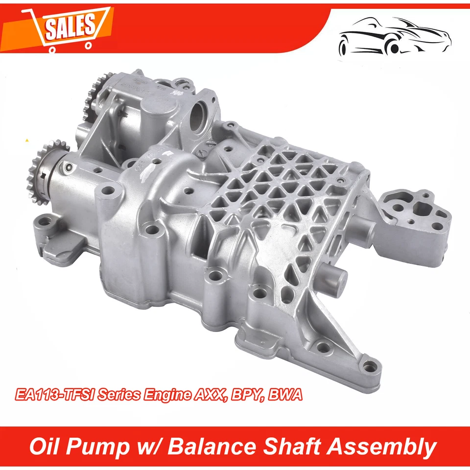 Bomba de aceite con conjunto de eje de equilibrio para VW Golf R GTI Audi A4 2.0 TFSI 06D103295K Foto 1 de 4