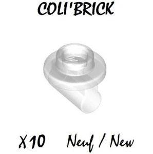 Lego 79194 - 10x Platte / Plate, Round 1x1 with Bar Handle - Trans Clear - NEU - Bild 1 von 1