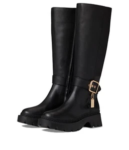 Coach James Leather Boot Black 8.5B (M) - Picture 1 of 5