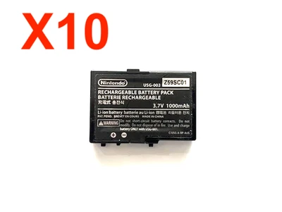 Lot of 10pcs Authentic Original OEM Nintendo DS Lite DSL USG-003 1000mAh Battery - Image 1 of 2