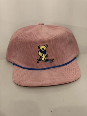 Teton Gravity Research x Grateful Dead лыж медведь вельвет бейсболки новый с Ярлыками GD TGR - Изображение 1 из 4