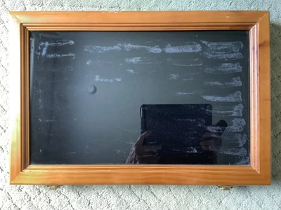 3 vitrines de madeira espuma com capa de veludo para facas crachás pinos - Imagem 1 de 4