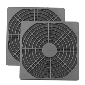 1X(2 Pcs Dustproof Blower Guard ABS Computer Ventilator Grill 120mm Fan 1599 - Afbeelding 1 van 6