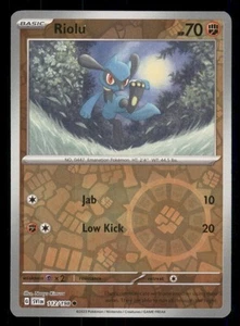 Riolu SV01: Juego Base Escarlata y Violeta #112/198 Pokémon Holograma Inverso Común Casi Nuevo - Imagen 1 de 2