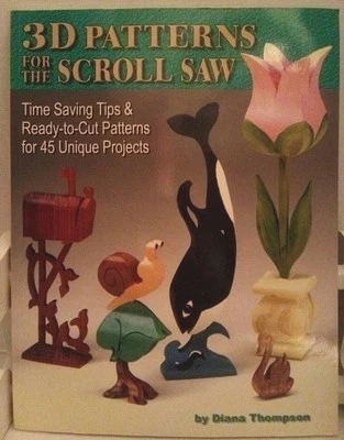 3D Patterns for the Scroll Saw,Tips For 45 Unique Ready-to-Cut Patterns FreeShip - Image 1 of 4