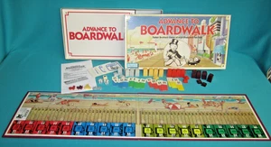 ADVANCE TO BOARDWALK PARKER BROTHERS COMPLETE BOARD GAME -- L-55 - Picture 1 of 7
