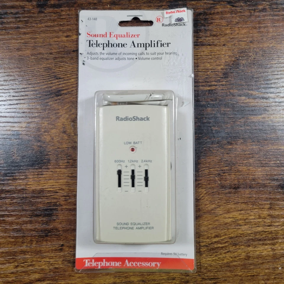 RadioShack Sound Equalizer Telephone Amplifier 43-148