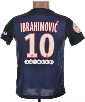 CAMISETA DE FUTBOL LOCAL PSG 2015/2016 NIKE TALLA L NIÑOS IBRAHIMOVIC 10 Foto 1 de 4
